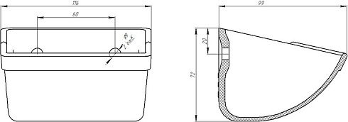 Ковш норийный полимерный МАСТУ 006: купить в Ростове-на-Дону